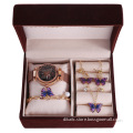 Fashion Jewelry Gift Set Charm Ladies Watch Set